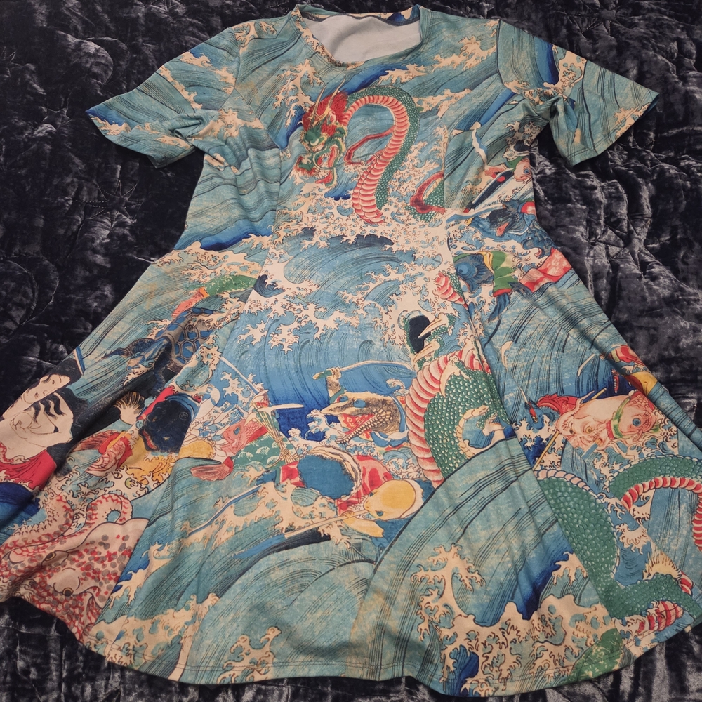 Blackmilk Dragon King Evil Tee Dress